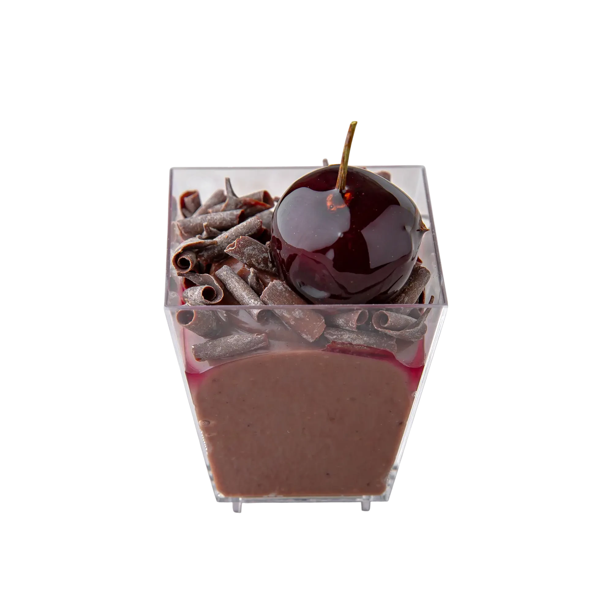 Chocolate-cherry verrine